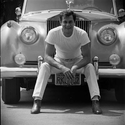Tony Curtis and his Rolls Royce. Ralph Crane. 1961. LIFE Magazine.